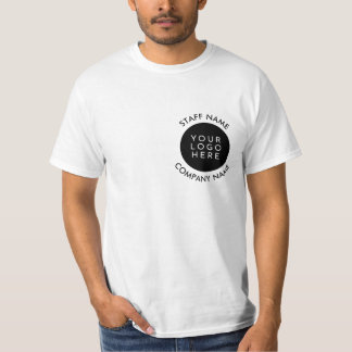 Dubbelzijdig gepersonaliseerd bedrijf Logo Persone T-shirt