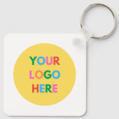 Dubbelzijdig Gepersonaliseerd promotiebedrijf Logo Sleutelhanger (Achterkant)