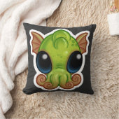 Dubbelzijdig goed/kwaadaardig Baby Cthulhu Pillow Kussen (Deken)