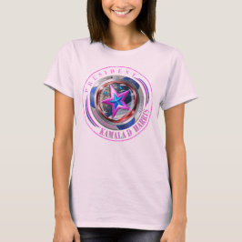 Dubbelzijdig Harris-Walz Wing/Stamp Medaillon T-shirt