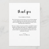 Dubbelzijdig huwelijk - Hartelijk dank voor uw kaa Feestdagenkaart (Achterkant)