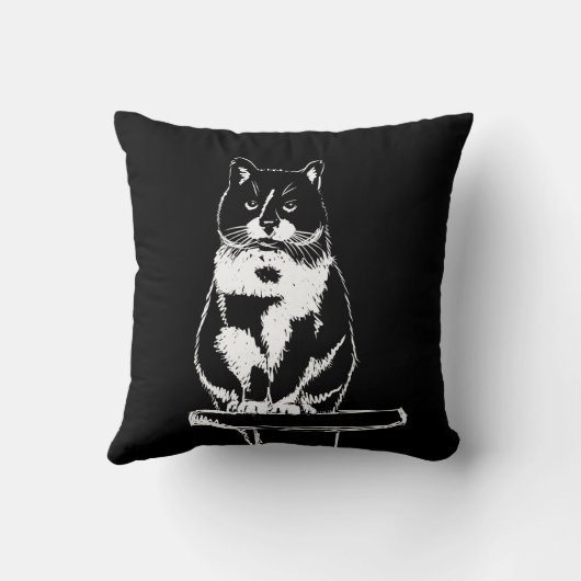 Dubbelzijdig kat-kussen kussen (Achterkant)