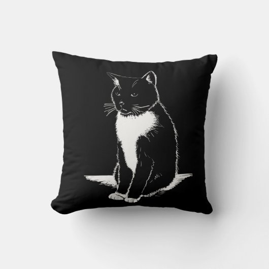 Dubbelzijdig kat-kussen kussen (Voorkant)