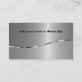 Dubbelzijdig laswerk visitekaartje (Achterkant)