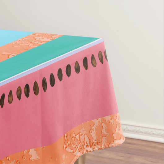 Dubbelzijdig meloen tafelkleed (Voorbeeld)