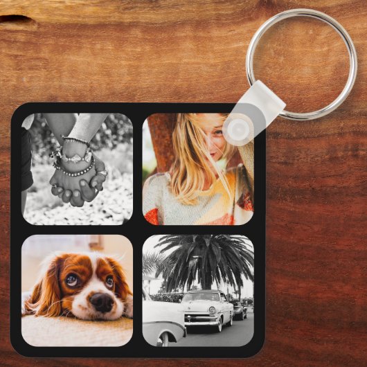 Dubbelzijdig metaal 8 Sleutelhanger voor het uitli (Achterkant)