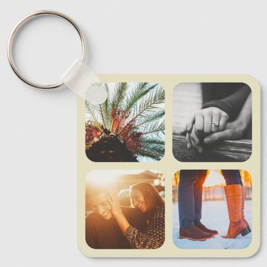 Dubbelzijdig metaal 8 Sleutelhanger voor het uitli (Voorkant)