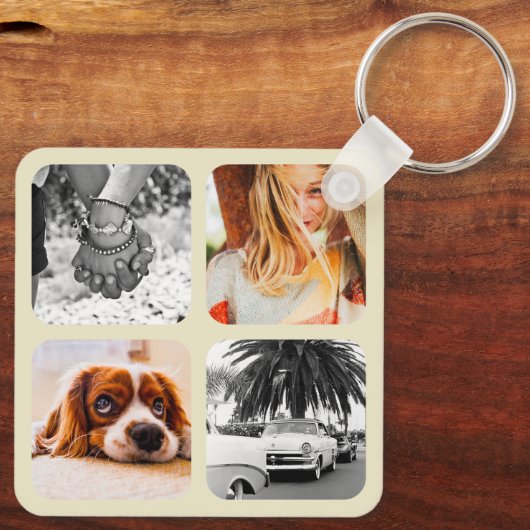 Dubbelzijdig metaal 8 Sleutelhanger voor het uitli (Achterkant)