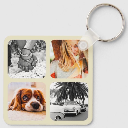 Dubbelzijdig metaal 8 Sleutelhanger voor het uitli (Achterkant)