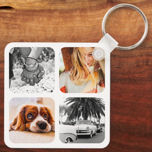 Dubbelzijdig metaal 8 Sleutelhanger voor het uitli (Achterkant)