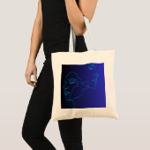 Dubbelzijdig modern kunstontwerp toe tote bag (Voorkant (product))