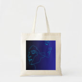 Dubbelzijdig modern kunstontwerp toe tote bag (Voorkant)