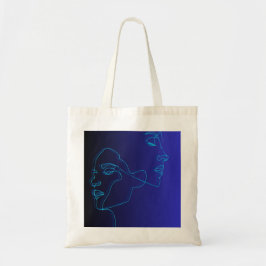 Dubbelzijdig modern kunstontwerp toe tote bag