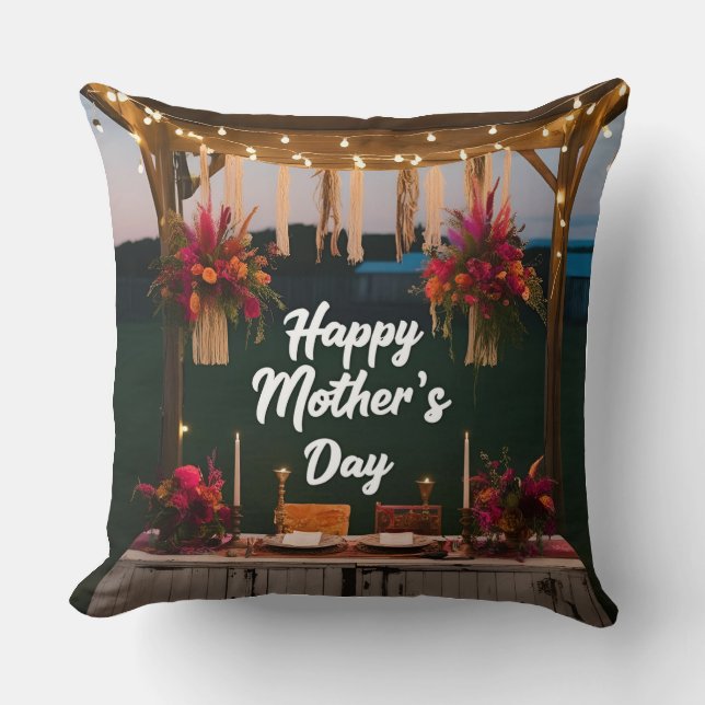 Dubbelzijdig Moederdag Pillow Design Concept Kussen (Voorkant)