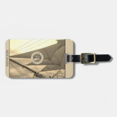 Dubbelzijdig muziekstuk voor autische rails bagagelabel (Voorkant horizontaal)