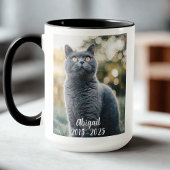 Dubbelzijdig Pet Memorial Foto Koffie Mok