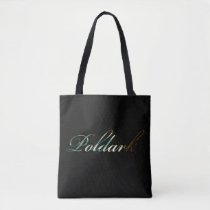 Dubbelzijdig podonker tote bag