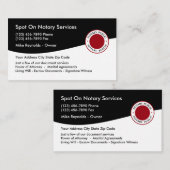 Dubbelzijdig publiek visitekaartje (Voorkant / Achterkant)