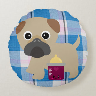 Dubbelzijdig Pug Kussen voor Baby's Room