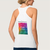 Dubbelzijdig racerbackspel voor vrouwen, geschikt  tanktop (Achterkant)