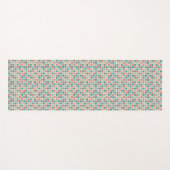 Dubbelzijdig retro patroon yogamat (Voorkant (horizontaal))
