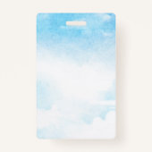 Dubbelzijdig Rood Licht Grijs Foto & QR Code Press Badge (Achterkant)