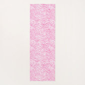 Dubbelzijdig: Roze luipaard en roze zebra Afdrukke Yogamat (Achterkant)