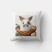 Dubbelzijdig Schattige konijnenkussen Kussen (Voorkant)