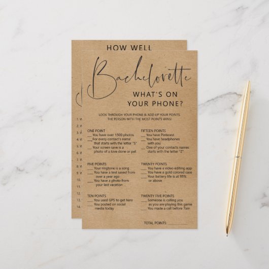 Dubbelzijdig spelspel (Voorkant / Achterkant in situ)