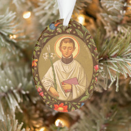 Dubbelzijdig St. Aloysius Gonzaga (PM 01) Acryl Ornament
