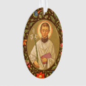 Dubbelzijdig St. Aloysius Gonzaga (PM 01) Acryl Ornament (voorkant)