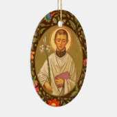 Dubbelzijdig St. Aloysius Gonzaga (PM 101) Keramisch Ornament (Rechts)