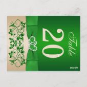 Dubbelzijdig tabelnummer briefkaart (Achterkant)