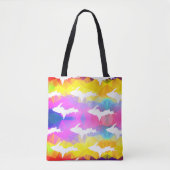 dubbelzijdig tas met oplopend silhouet (Voorkant)