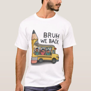 Dubbelzijdig terug naar school T-shirt