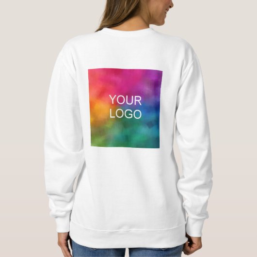 Dubbelzijdig uw zakelijke Logo hier, de basis voor Trui (Achterkant)