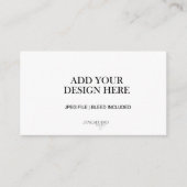 Dubbelzijdig Visitekaartje afdrukken (Voorkant)