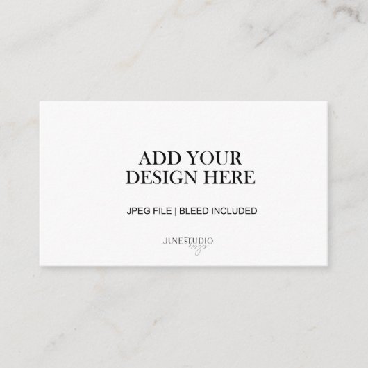 Dubbelzijdig Visitekaartje afdrukken (Voorkant)