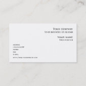 dubbelzijdig visitekaartje "Pilates ball" (Achterkant)