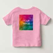 Dubbelzijdig voeg hier Jouw tekst en Afbeelding Ba Kinder Shirts (Achterkant)