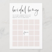 Dubbelzijdig Vrijgezellenfeest Bingo & Purse Game  Kaart (Achterkant)