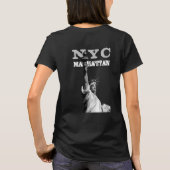 Dubbelzijdig vrijheidsbeeld Manhattan Women's T-shirt (Achterkant)