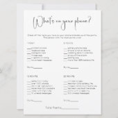 Dubbelzijdig wat er in je portemonnee en telefoons kaart (Achterkant)