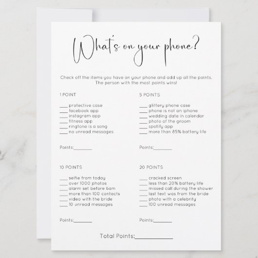 Dubbelzijdig wat er in je portemonnee en telefoons kaart (Achterkant)