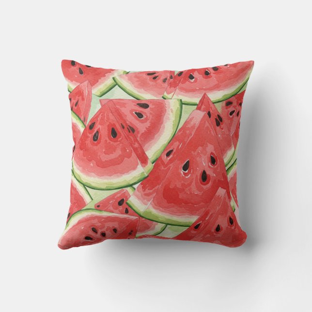 Dubbelzijdig watermeloenkussen kussen (Achterkant)
