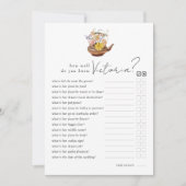 Dubbelzijdig wil je liever games Vrijgezellenfeest Kaart (Voorkant)