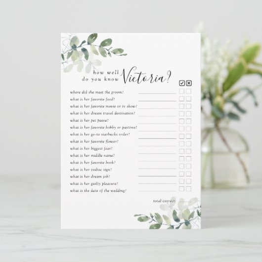 Dubbelzijdig wil je liever games Vrijgezellenfeest Kaart (Staand voorkant)