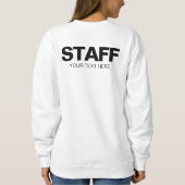 Dubbelzijdig witshirt voor vrouw trui (Achterkant)