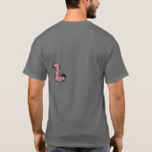 dubbelzijdig worm t-shirt (Achterkant)