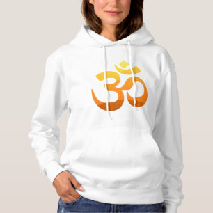 Dubbelzijdig Yoga Om Mantra Symbol bij vrouwen Hoodie